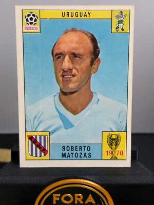 1970 Panini World Cup Mexico 70 Roberto Matozas Uruguay International Version