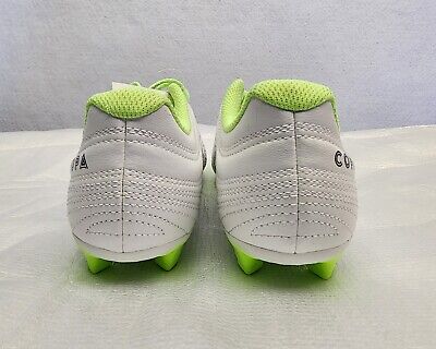 Adidas Copa 20.4 FG J Soccer Cleats White Black Green EF1917 Adidas Copa 20.4 FG J Soccer Cleats White Black Green EF1917