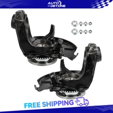 2 Front For Volkswagen Beetle Jetta Golf Wheel Hub Bearing Steering Knuckle Base