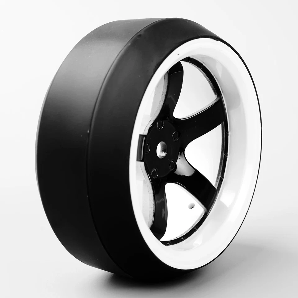 4Pcs RC 1:10 3 Degree Drift Tires Wheel D5NWK+PP0367 For RC Racing Car HPI HSP - Image 4 of 4