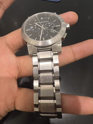 Burberry The City Chronograph Men's Wristwatch - SIlver