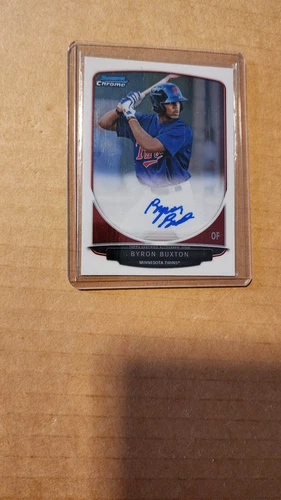 Byron Buxton 2013 Bowman Chrome Prospect AUTO Autograph $150