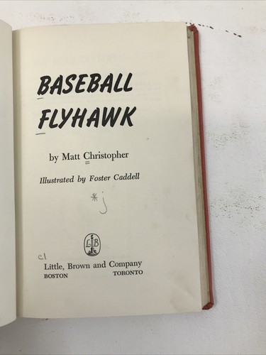 Baseball Flyhawk - Matt Christopher (Hardcover, 1963) - Picture 3 of 13