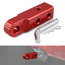 Pintle Hook Trailer Hitch Mount Set For Jeep For Ford For GMC For Chevy Red