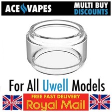 UWELL Bulb Bubble Fatboy Fat Boy Glass Pieces All U WELL Kits & Tanks TPD UK