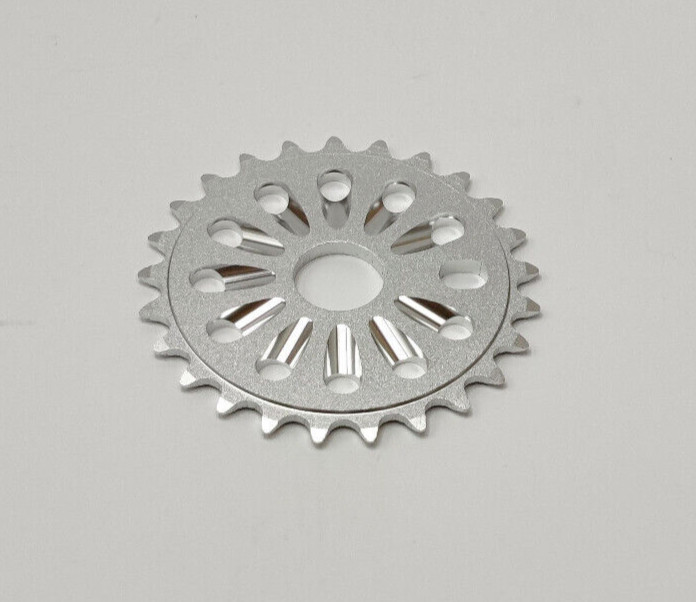 Sprocket Chainring 6061-t6 Bmx 25t 1/2x1/8 Alloy Silver Bike Sprocket