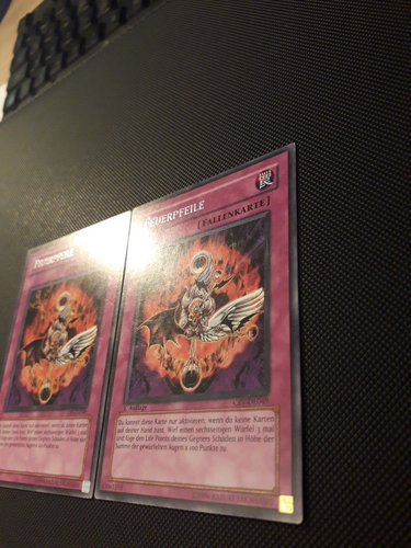 Yu-Gi-Oh! 2x Feuerpfeile, CRV-DE049, Rare, 1./2. Auflage, Deutsch, Excellent - Bild 3 von 6