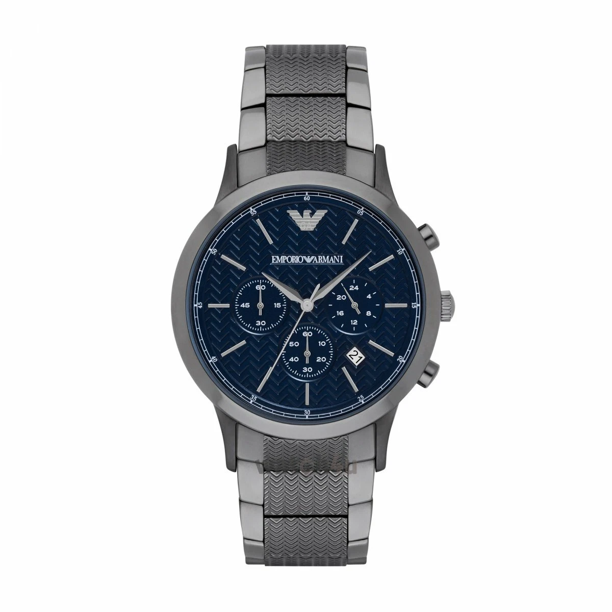 MONTRE CHRONOGRAPHE HOMME EMPORIO ARMANI RENATO AR2505 CADRAN BLEU MARINE NEUVE
