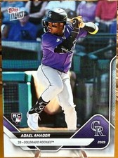 2025 Topps Now MLB Baseball Adael Amador Rookie RC Road To opening Day Chrome