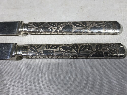 H.L. Judd Co 12 Fruit knife Silver- Plate Set Of 2 - Picture 2 of 9