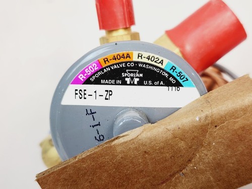 Sporlan Thermostatic Expansion Valve (FSE-1-2P) - 3/8 x 1/2 SAE Flare - Picture 11 of 13