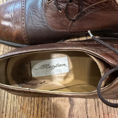 MEZLAN Nicola Oxford Dress Shoes Cap Toe Brown (Men\'s Size 9.5 M) Made in Spain MEZLAN NICOLA Oxfords Dress Shoes Captoe Sz. 9.5 M Deerskin  main image 4