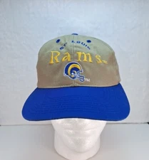  St. Louis Rams Drew Pearson Companies Vintage 90s Snapback Hat Cap