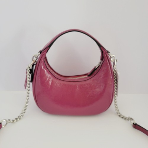Mini Bandolera Coach CW036 Carmen Rosa Arrugado Charol Bolso Cartera Bolso - Imagen 4 de 7