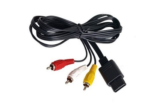 Cable AV TV Video Audio pour Nintendo N64 Gamecube NGC SuperNes SNES - Photo 1/4