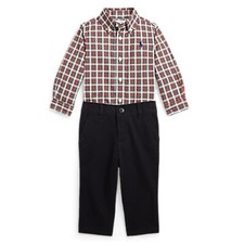 POLO RALPH LAUREN AUTHENTIC BABY BOYS BRAND NEW ORIGINAL 2Pc SET Size 3M, NWT