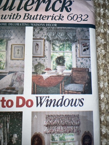 Butterick Sewing Pattern 6032 Easy To Do Windows Waverly Valances Curtains DIY - Picture 3 of 5