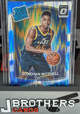 2017-18 DONRUSS OPTIC RATED ROOKIE SHOCK DONOVAN MITCHELL RC, JAZZ/CAVS