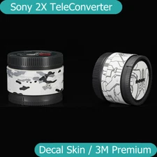 For Sony 2X Lens TeleConverter Decal Skin Vinyl Wrap Film Sticker 2 X