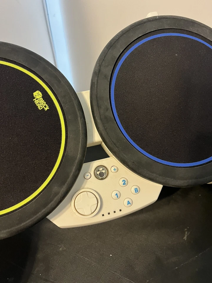 Nintendo Wii Harmonix Wired Rock Band Drum 19092 White No Legs Or Pedal - Image 2 of 4