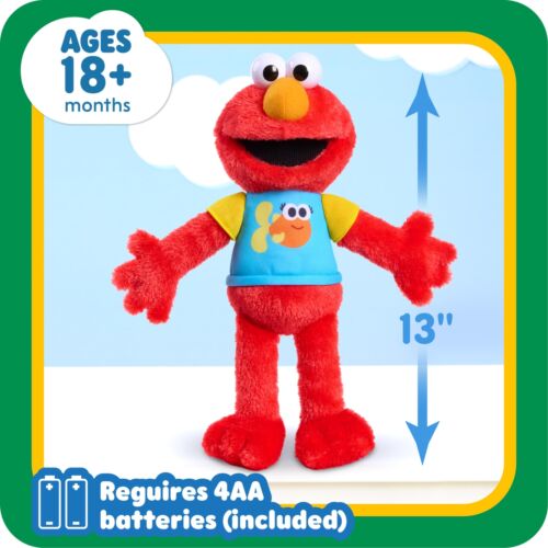 Sesame Street Sing Along Elmo Interactive Plush Toy for Kids Ages 2 and Up - Picture 4 of 6