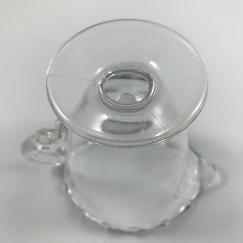 Vintage Beautiful FOSTORIA GLASS "CENTURY" CLEAR Footed CREAMER 4" Fancy Handle - Picture 5 of 6
