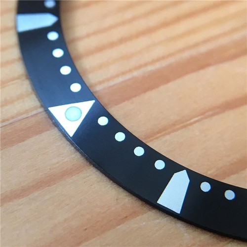 Schwarz / Blau Uhr Lünetteneinsatz passend für Longines Hydroconquest 44mm L3.841.4.56.6 - Bild 10 von 13