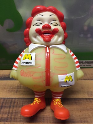 Ron English 6'' MC Supersized GID glow RARE Signed And Sketched SDCC Custom Vinyl