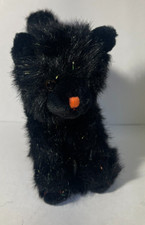 Russ "Screech" black cat plush, 6.5"