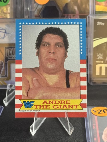 1987 Titan WWF Andre The Giant Wrestling Trading Card
