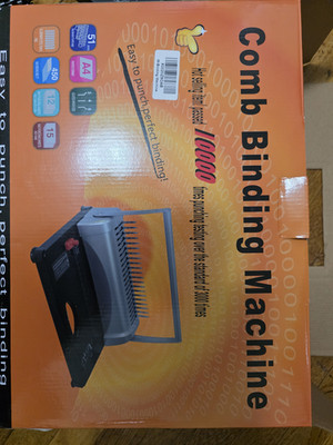 Comb Binding machine Easy to punch,perfect bindign