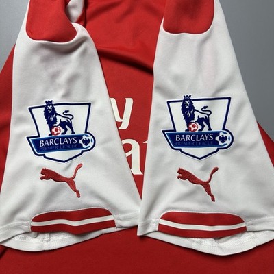 ARSENAL PUMA 2014/2015 FOOTBALL SOCCER HOME JERSEY #11 OZIL SIZE