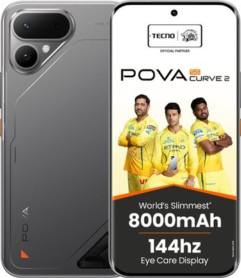 Tecno Pova Curve 2 5G (Titanium 8GB RAM, 128GB) Dimensity 7100 Global Version.