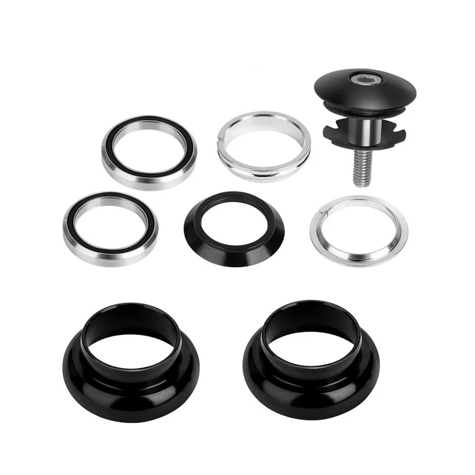 34MM 1-1/8" Threadless Ball External Bearing Headset Kit For Road Bicycle MTB - Image 3 of 4