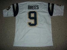 Unsigned DREW BREES Custom San Diego Sewn Football Jersey Sizes S-3XL All Colors