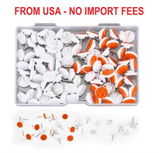 100pcs Reflective Tacks for Trail Marking, Box Package Reflective Trail Tacks Th