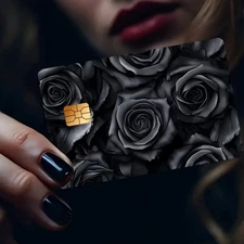 Black Roses Credit Card Skin