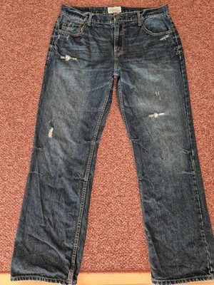 Herren Jeanshose Aeropostale Essex Größe 36/32 im Ripped Style Blau neuwertig