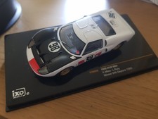 IXO: FORD GT40 MKII: DAYTONA 1966: MILES/RUBY:  1:43: WHITE/BLACK: