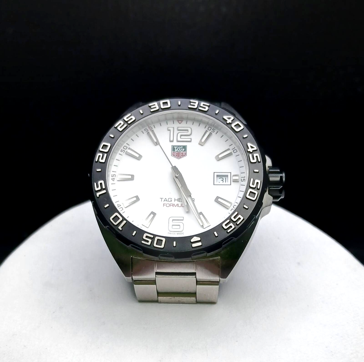 TAG HEUER Formula 1 WAZ1111 Date White Dial Quartz Men\'s Watch_842156 TAG Heuer Men main image 3