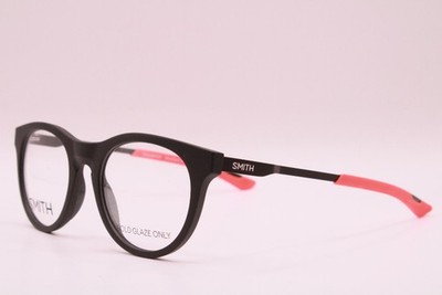 NEW SMITH OPTICS SEQUENCE 003 MATTE BLACK PINK AUTHENTIC EYEGLASSES 51-21