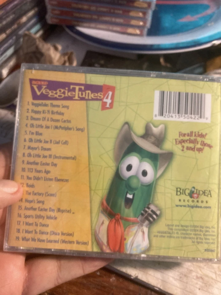Veggietunes Vol 4 Bob and Larry Veggie Tales - CD NEW FREE SHIPPING - Image 2 of 4