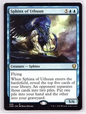 MTG NM Normal Sphinx of Uthuun 406 R Commander Legends