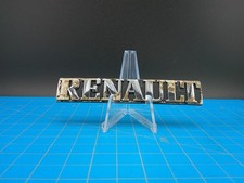 Vintage Renault 4.25 In Car Badge Emblem Nameplate Logo Original Part Trim Old
