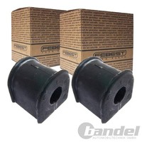 2X Febest Stabilager Gummilager Stabi Hinten Passend FüR Hyundai Accent Pony