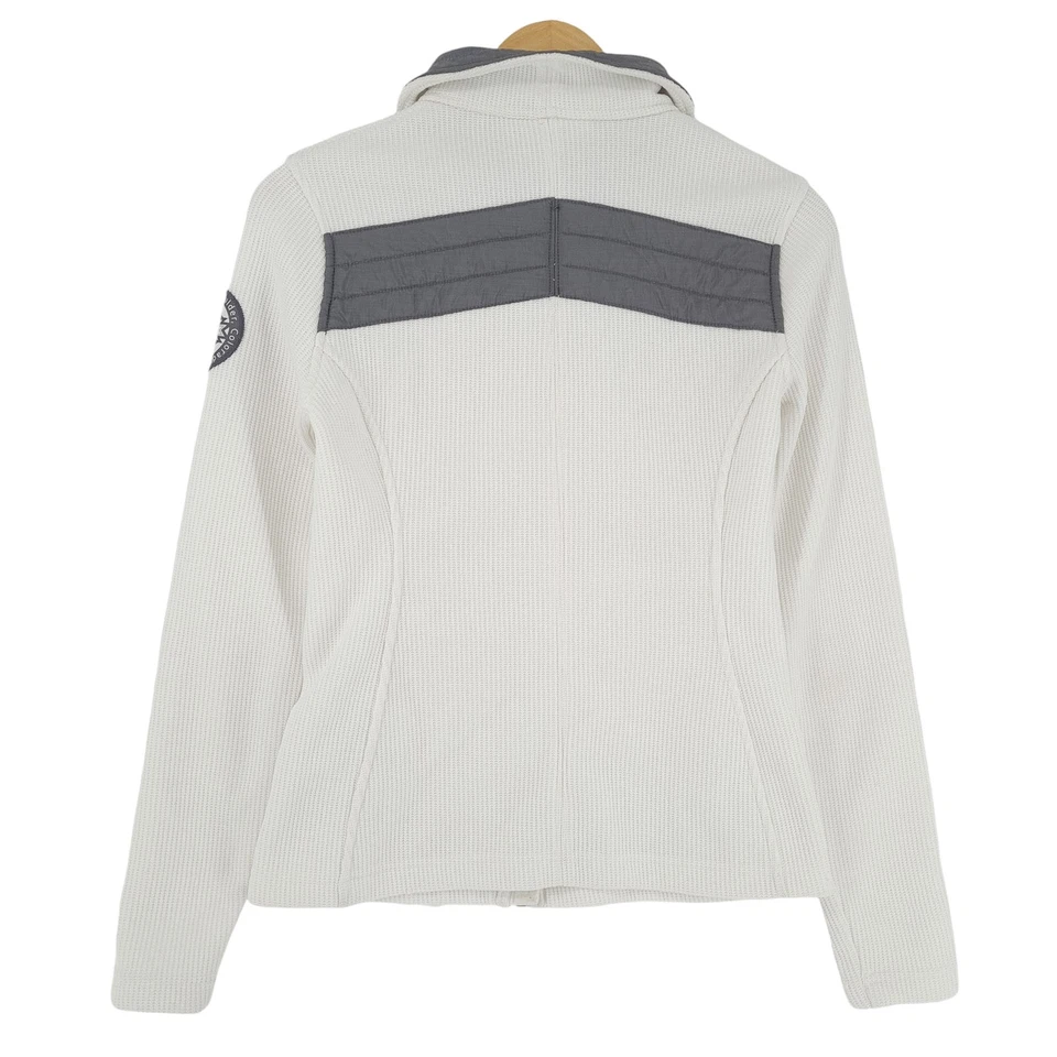 Spyder Fleece Jacket Women Core Sweater White Oo0 Size XS - Imagem 3 de 4