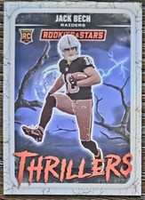 2025 Panini Rookies & Stars Jack Bech 29/149 RC Thrillers White Prizm- RAIDERS 