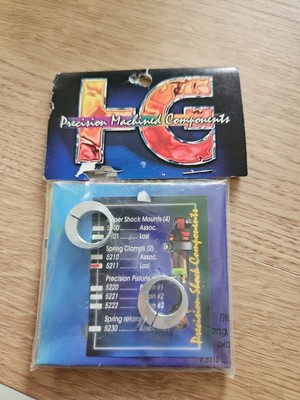 Team Losi Hammad Ghuman Legierung Stoßdämpfer Federklemmen HG5211 HG Paar Neu in Verpackung XX XX4 GTX