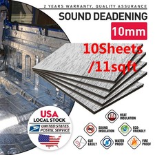 11sqft Sound Deadener Car Trunk Room Heat Shield Insulation Noise Reduce Mat