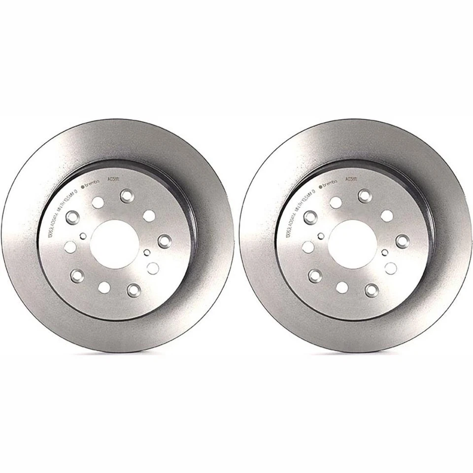 Juego de rotores de freno traseros Brembo de alto rendimiento OE para Lexus GS400 1998-2000 Foto 2 de 4